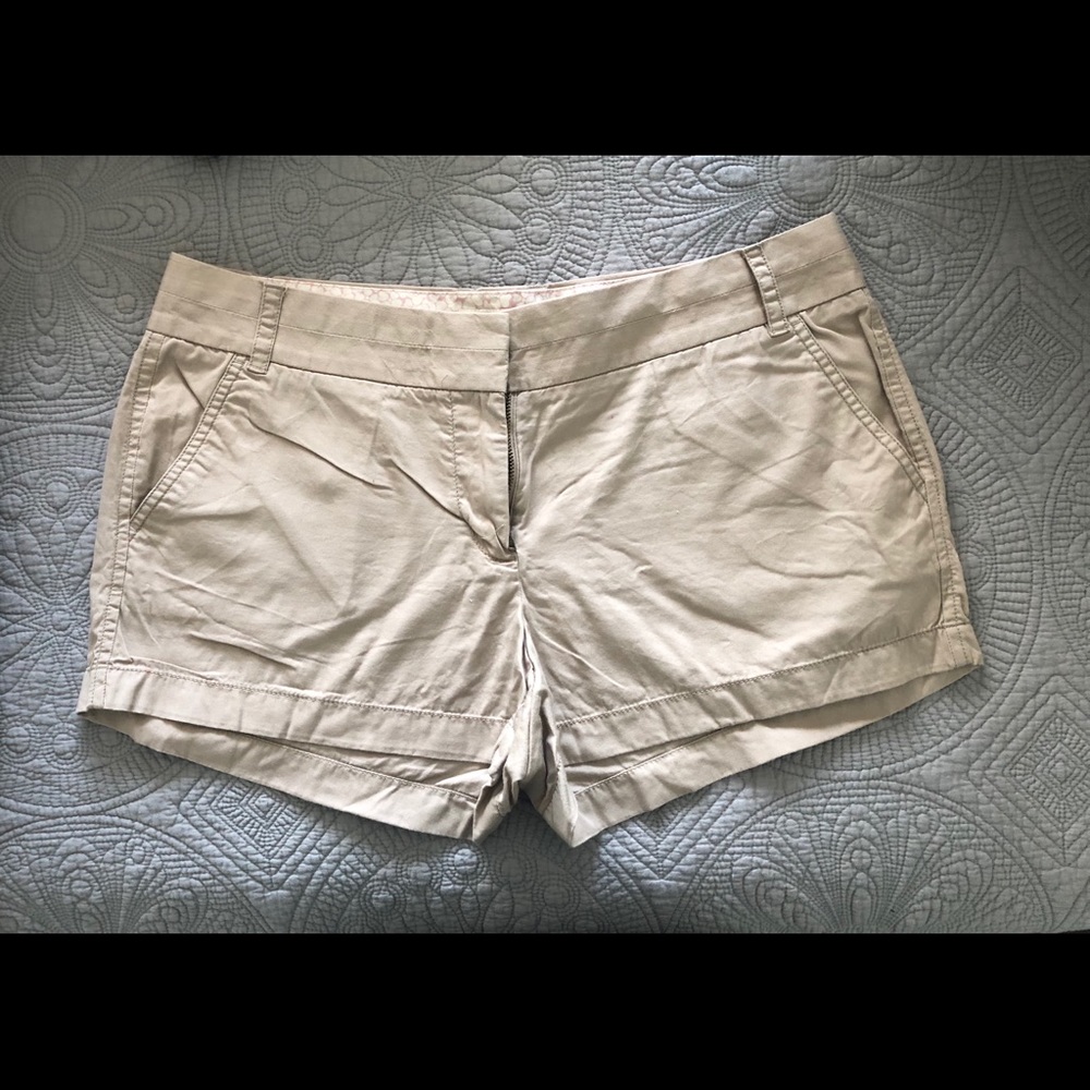 J. Crew Khaki Chino Shorts